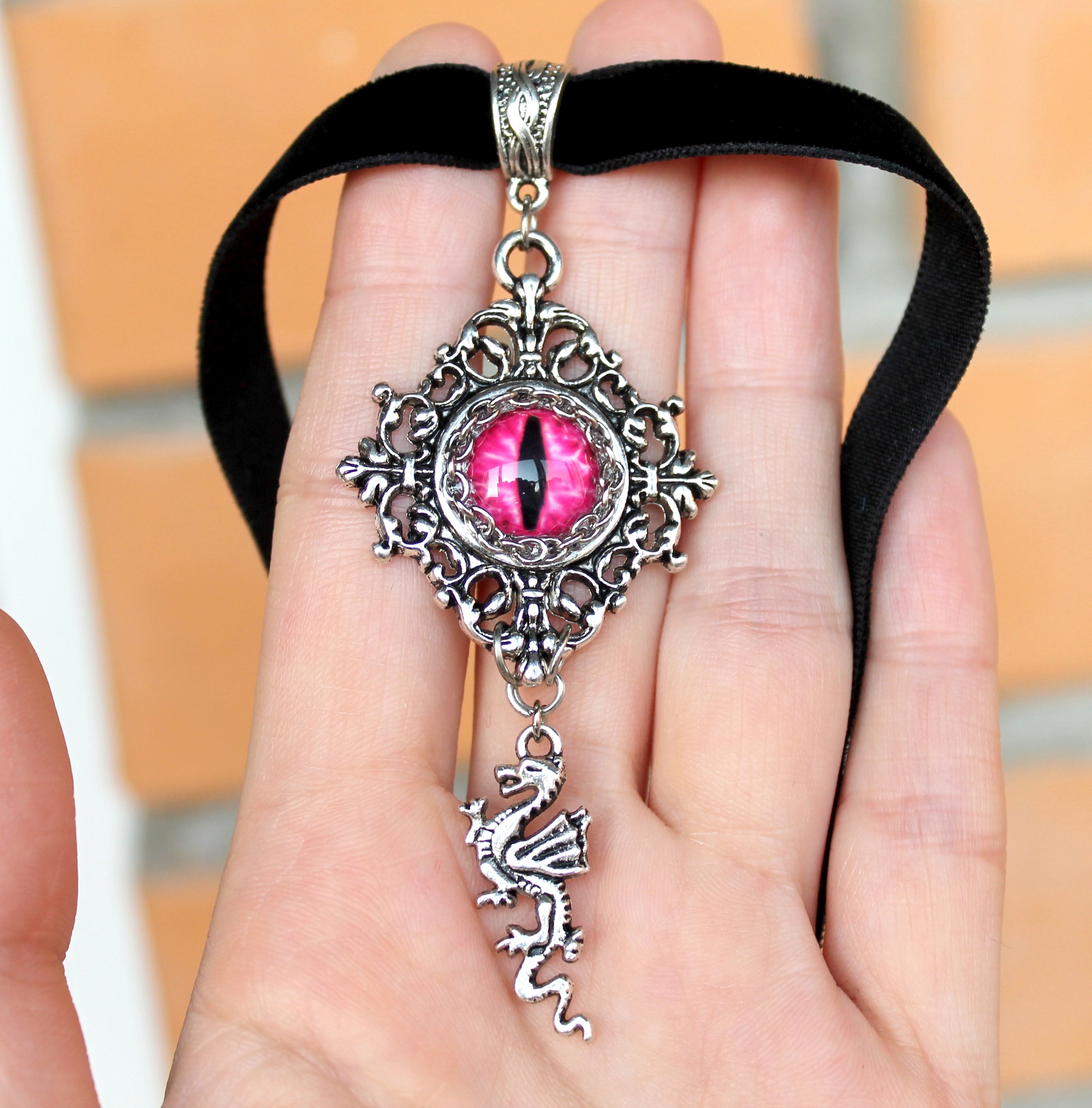 Винтажный Чокер "Драконий глаз"