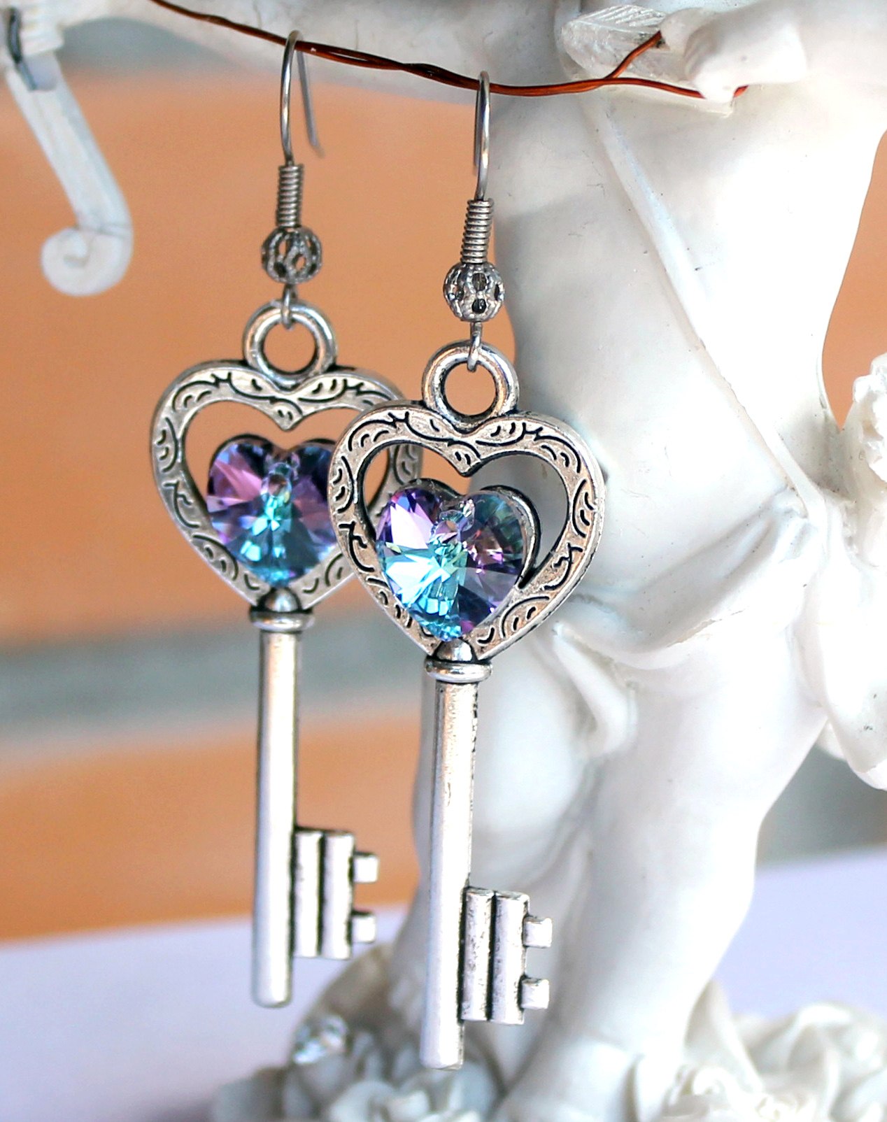 Дополнительное фото товара Серьги "Ключи к счастью"