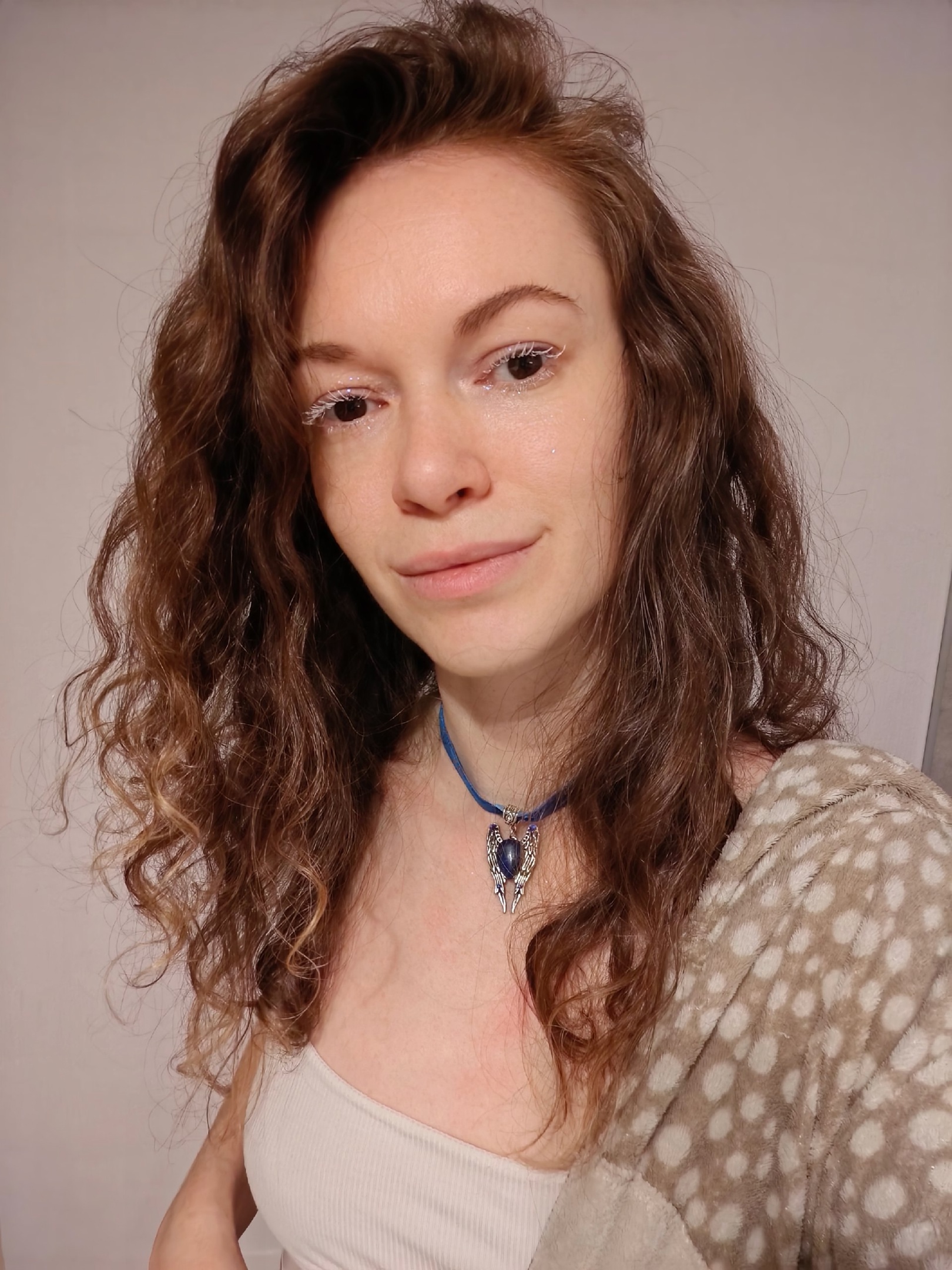 Изображение 2 товара Винтажный Чокер с Натуральным Лазуритом "Сердце Океана"