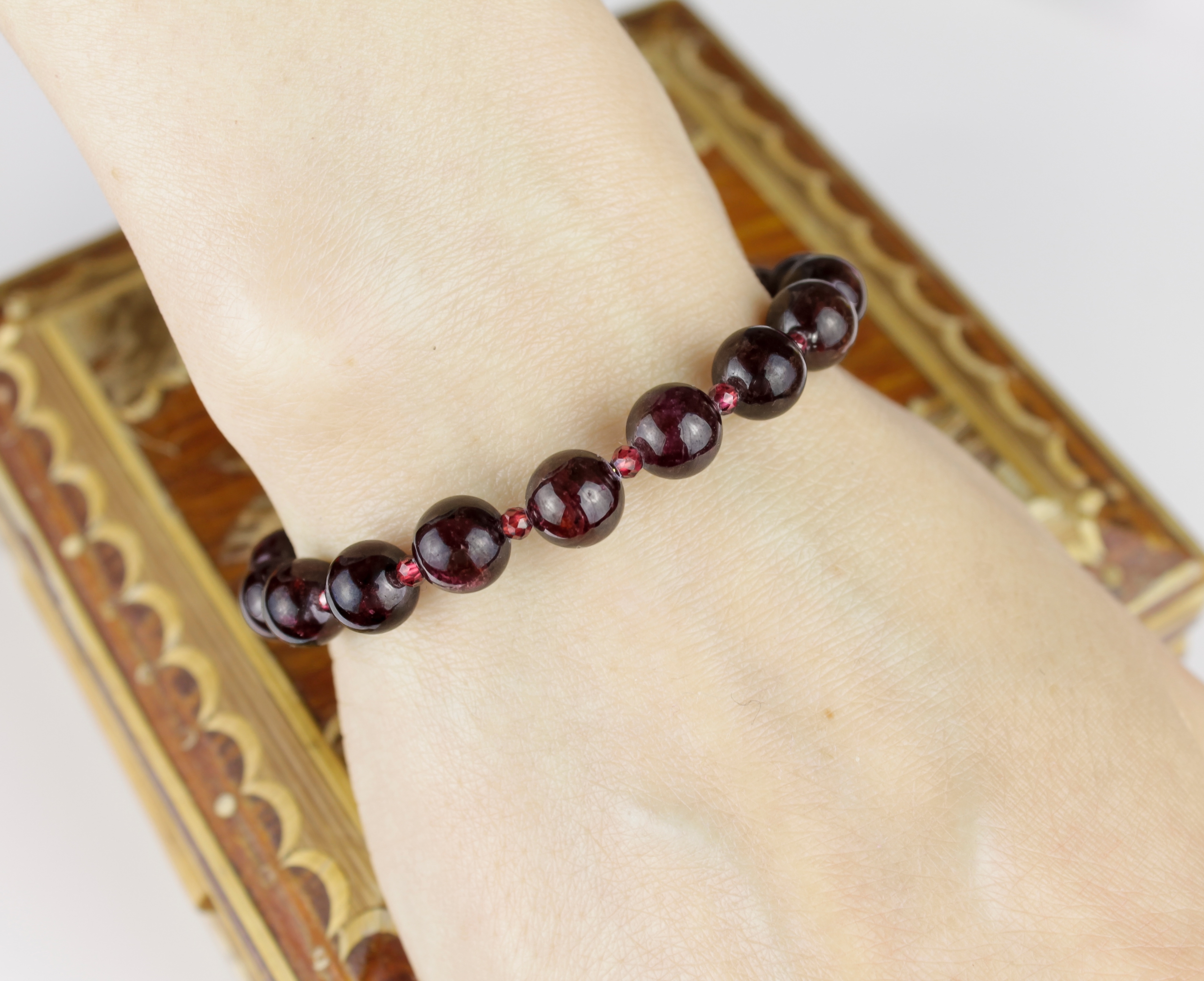 Изображение 2 товара Браслет "Графиня" с Натуральным Гранатом