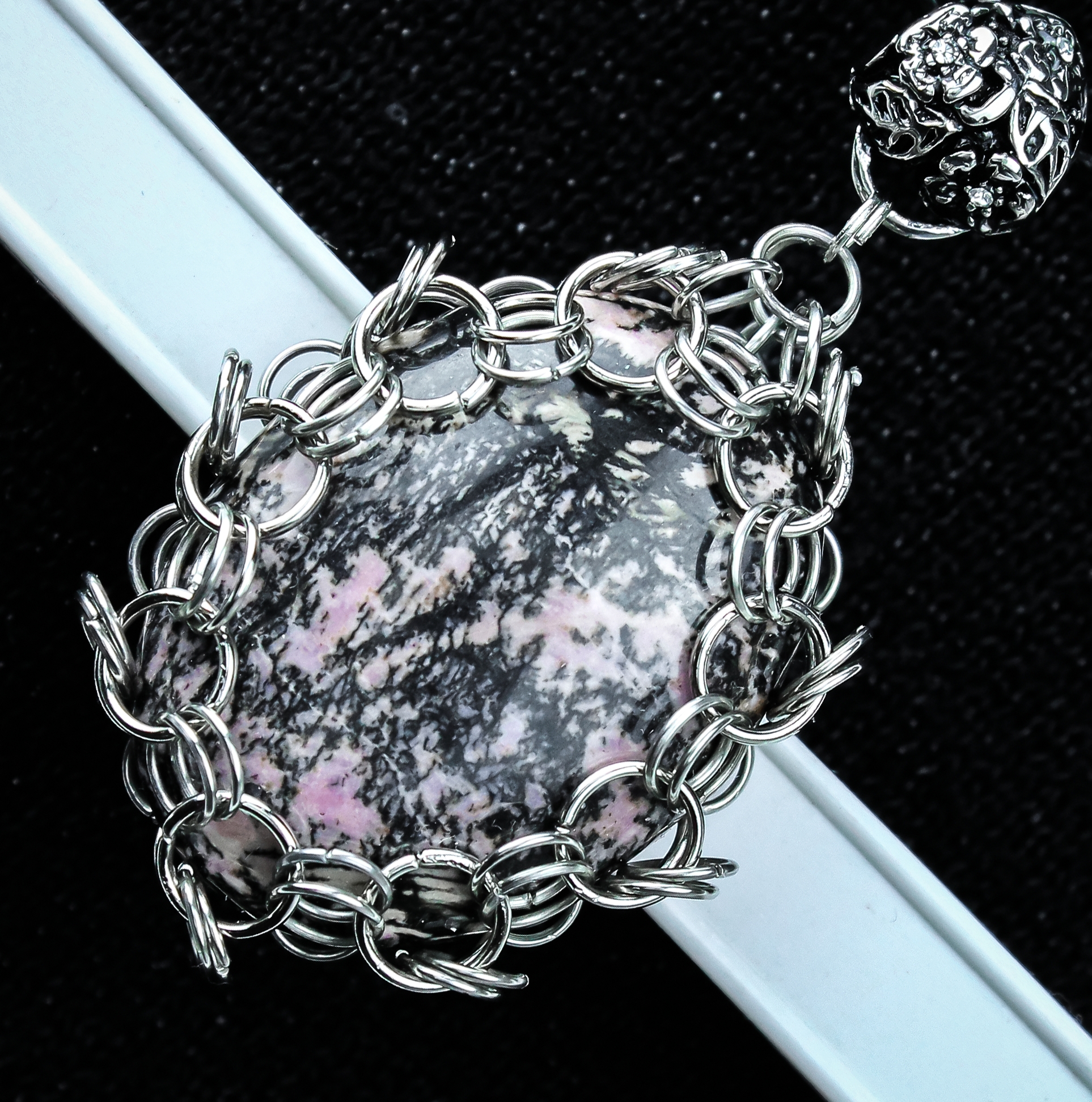 Изображение 4 товара Комплект Украшений с Родонитом "Гармония и Сила"