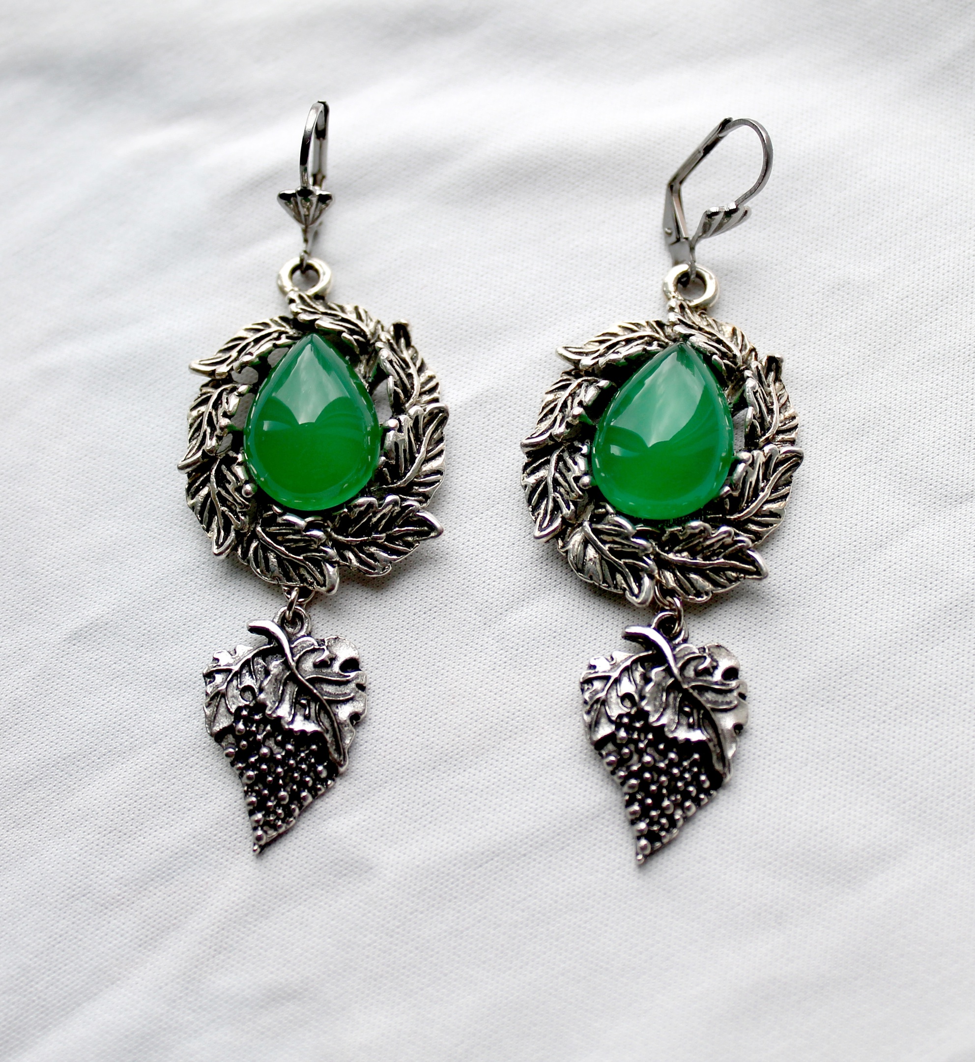 Изображение 2 товара Винтажный Комплект Украшений с Агатом "Райский сад"