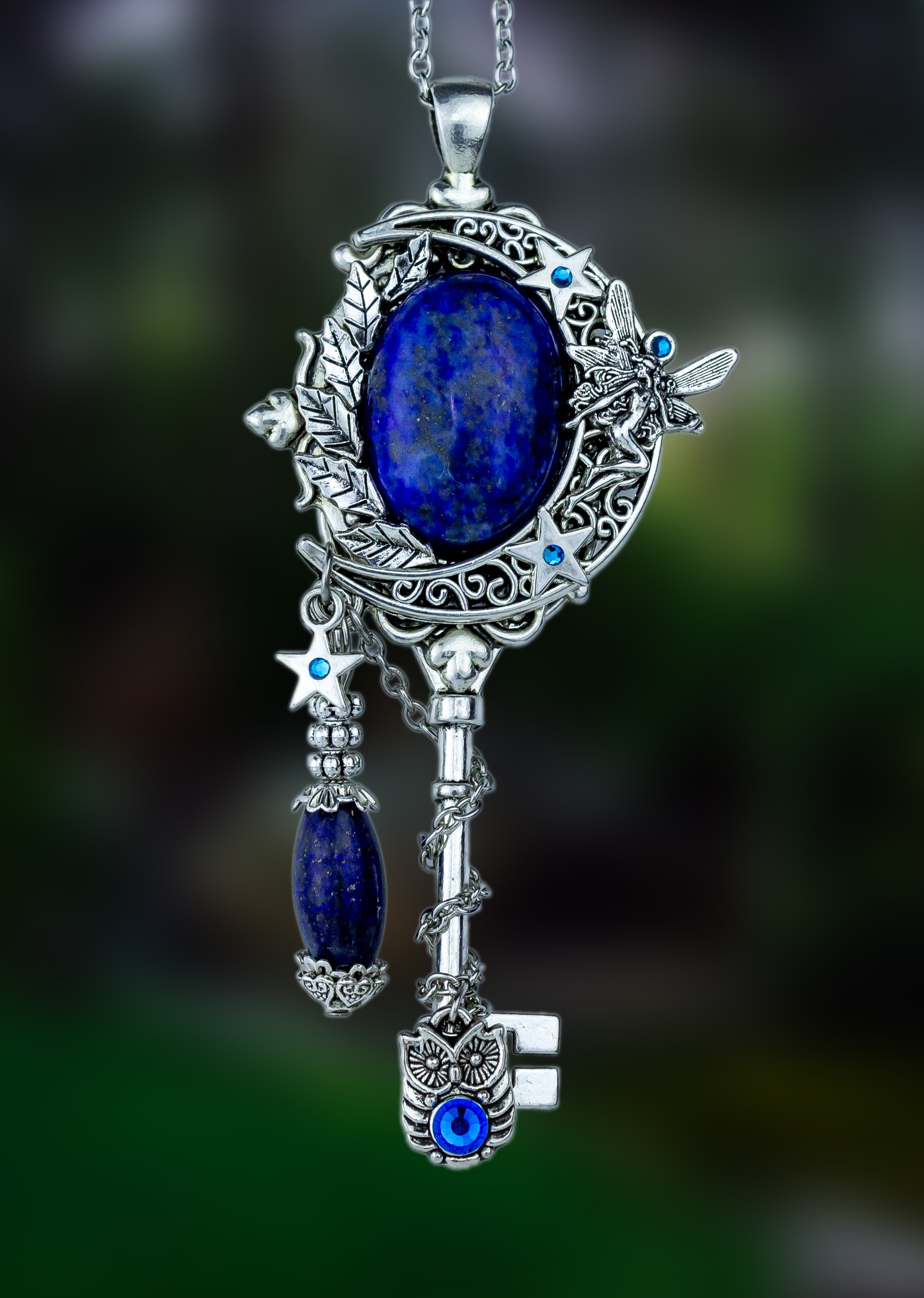 Дополнительное фото товара Красивый Комплект Украшений "Магия" с Натуральными Камнями