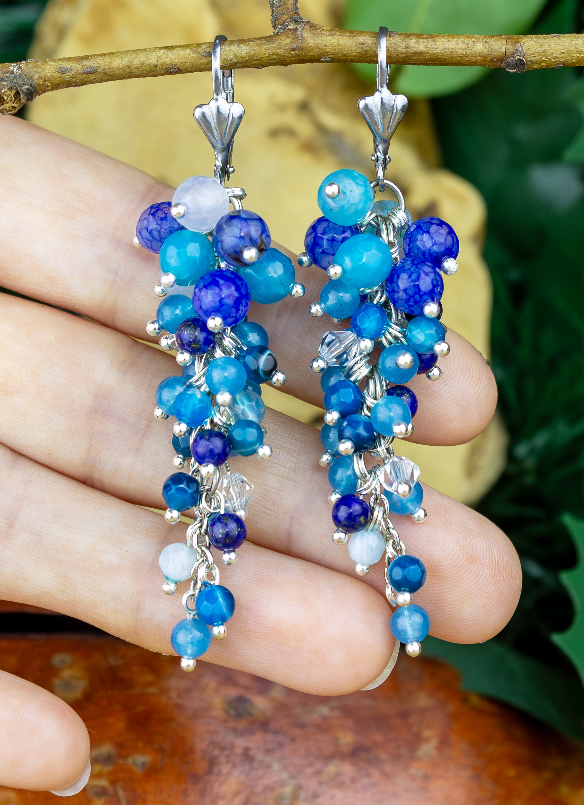 Изображение 2 товара Красивый Комплект Украшений "Магия" с Натуральными Камнями