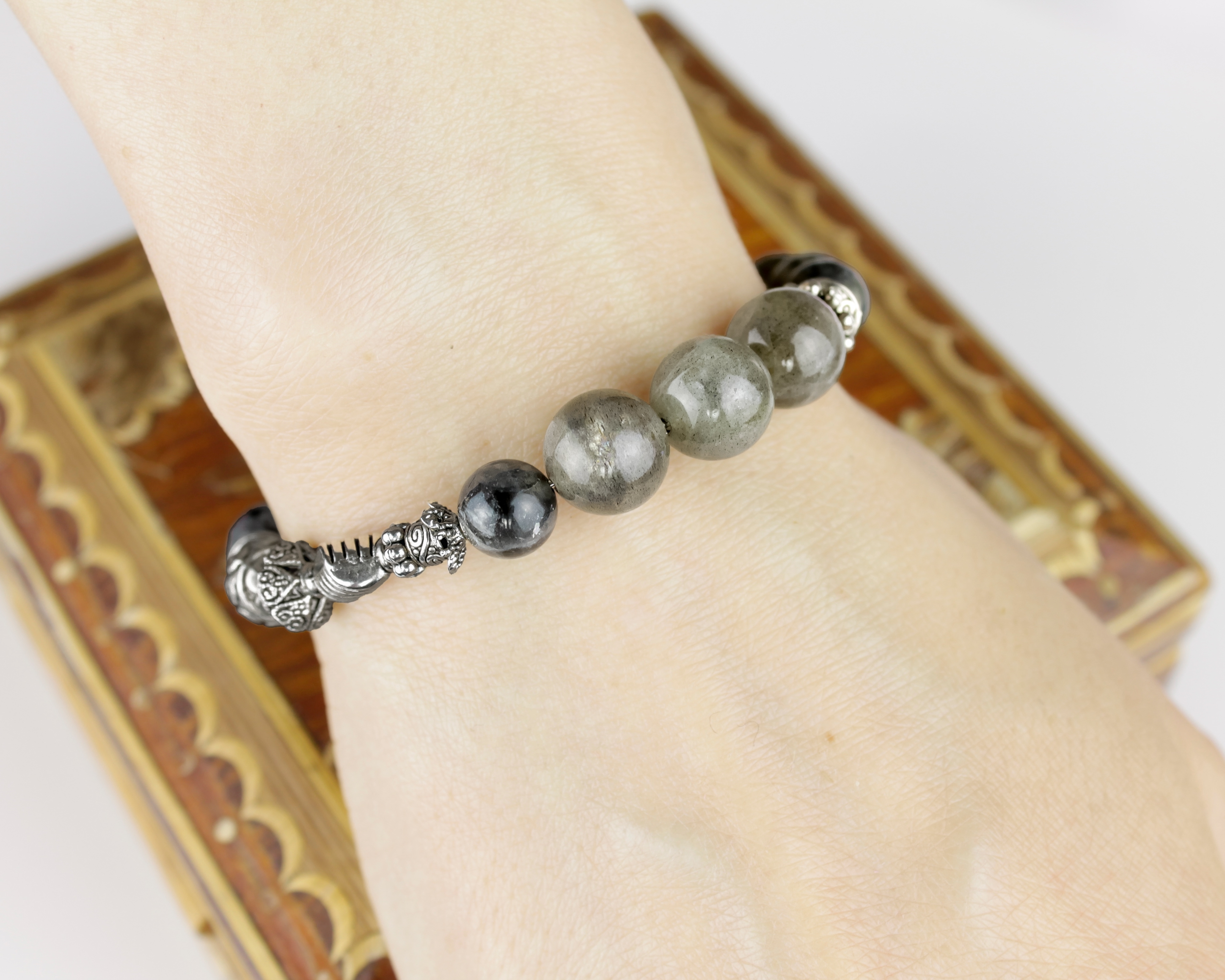 Изображение 2 товара Браслет "Екатерина 2" с Натуральным Лабрадоритом