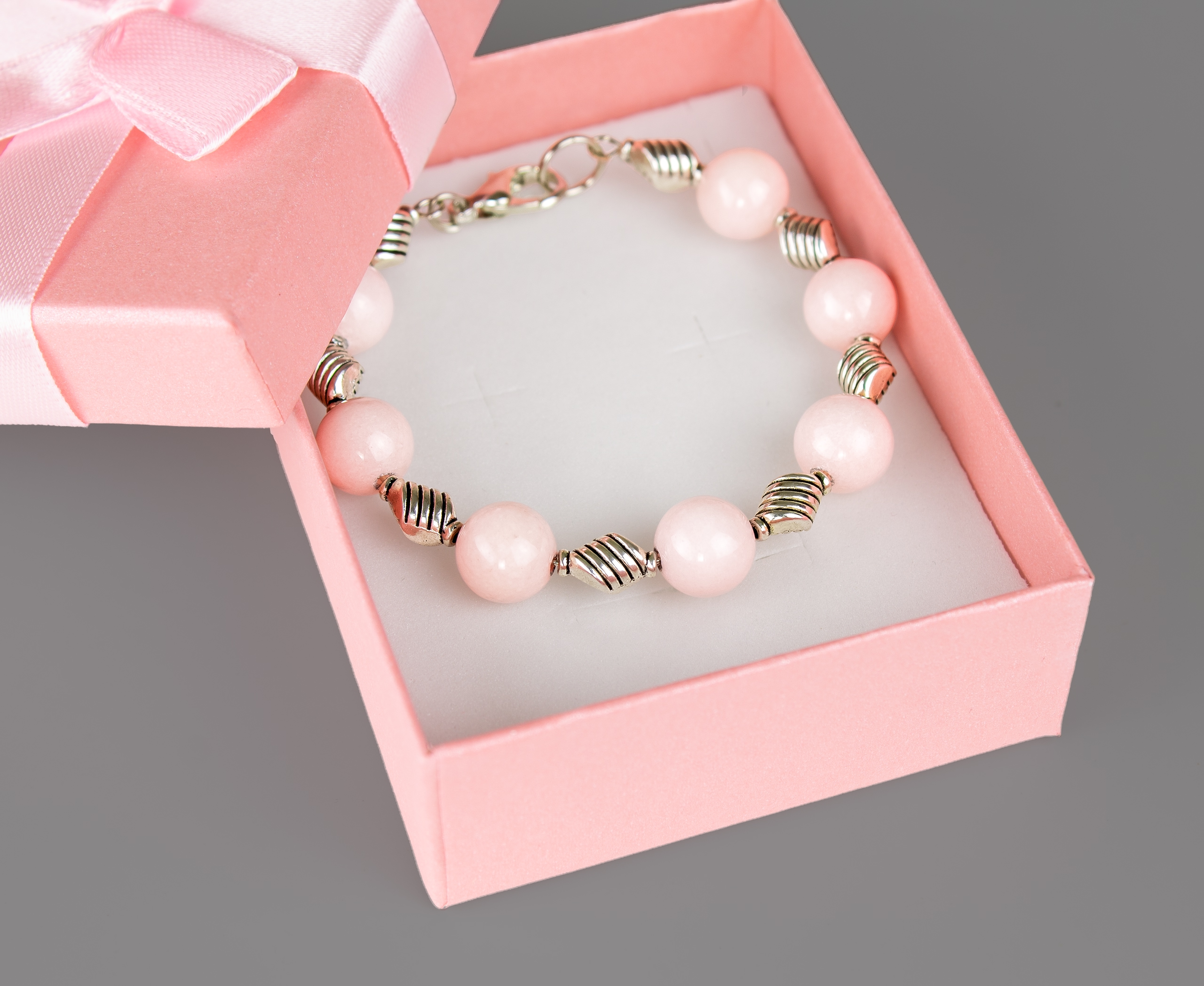 Дополнительное фото товара Браслет "Нежная Любовь" с Натуральным Жадеитом