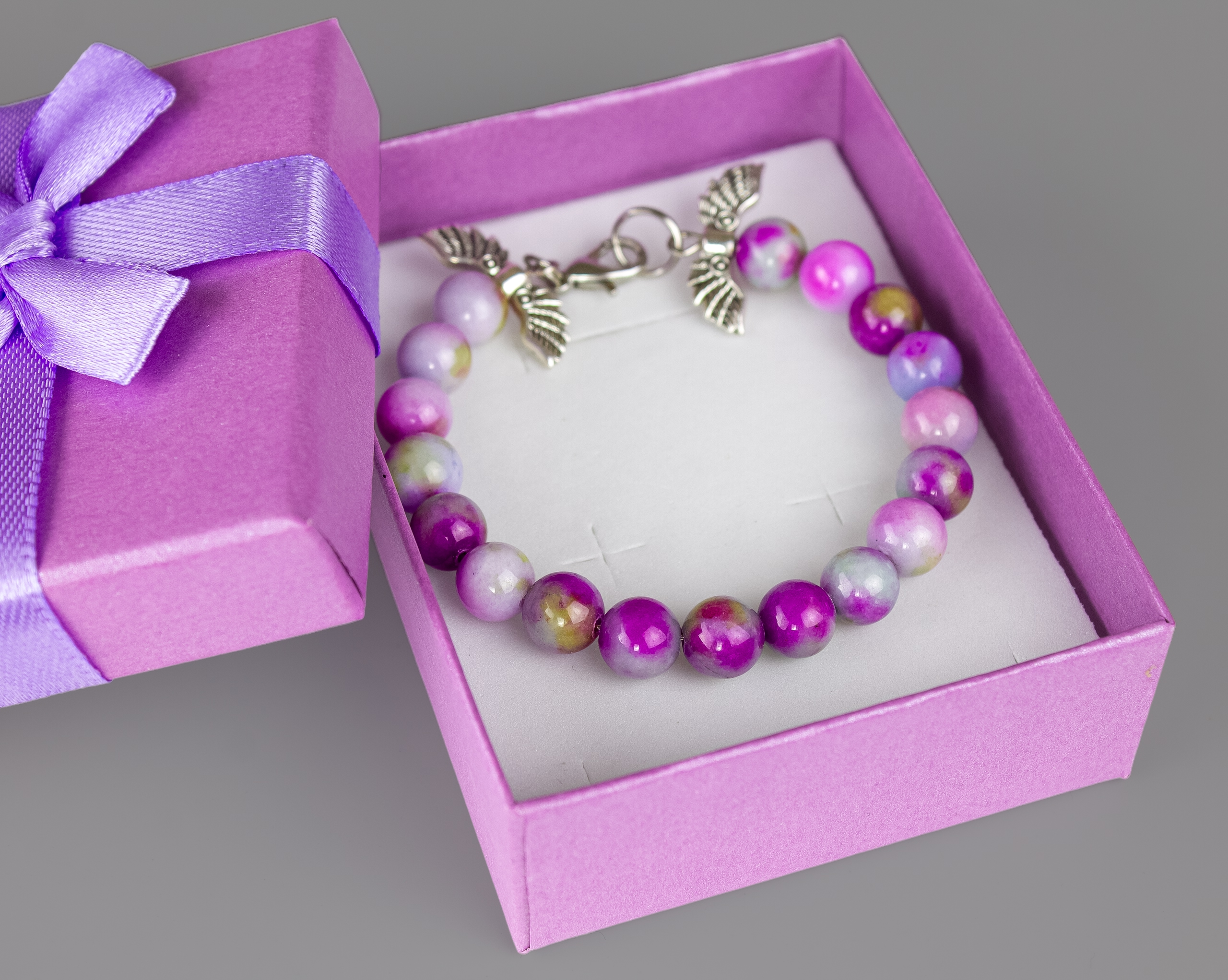 Дополнительное фото товара Браслет "Добрая Фея" с Натуральным Жадеитом