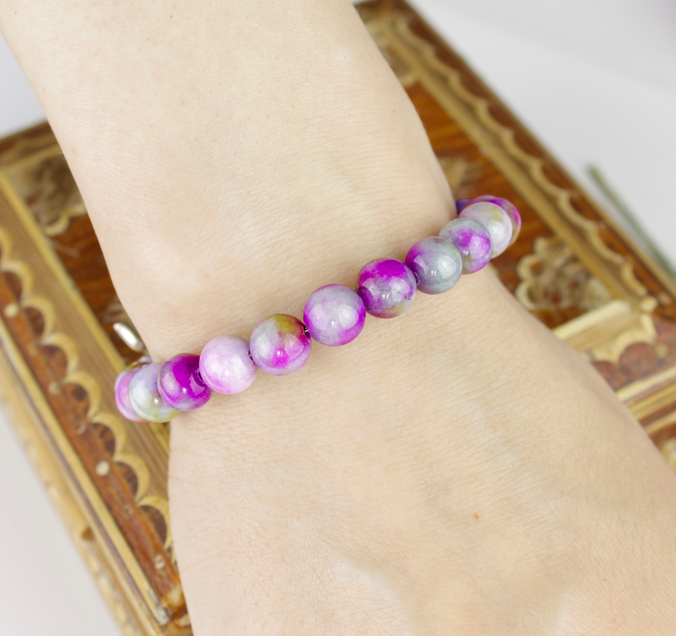 Изображение 2 товара Браслет "Добрая Фея" с Натуральным Жадеитом