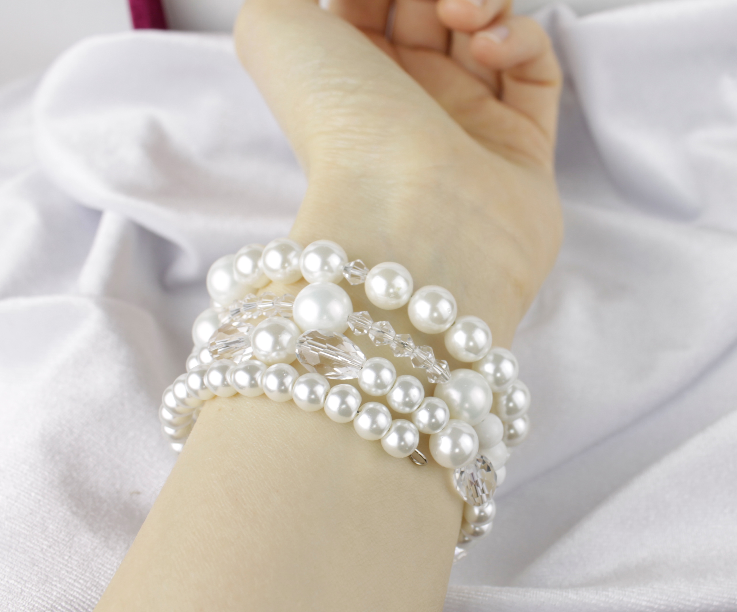 Изображение 2 товара Изысканный Браслет "Роскошь" с Жемчугом, Турквенитом и Сваровски