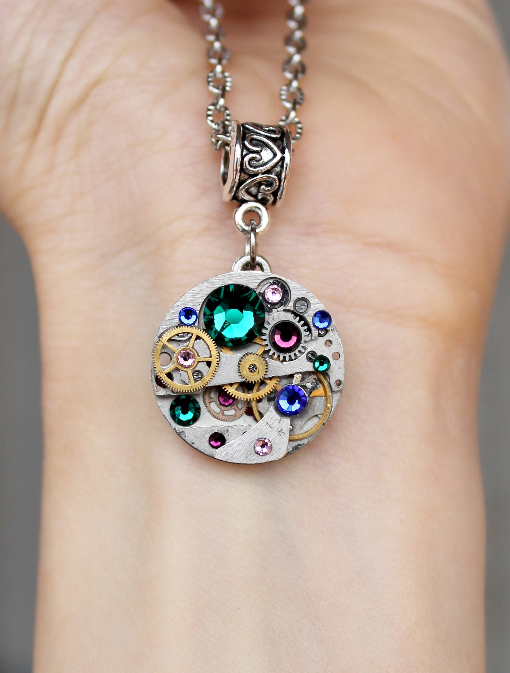 Дополнительное фото товара Кулон с кристаллами Сваровски "Мечты сбываются"