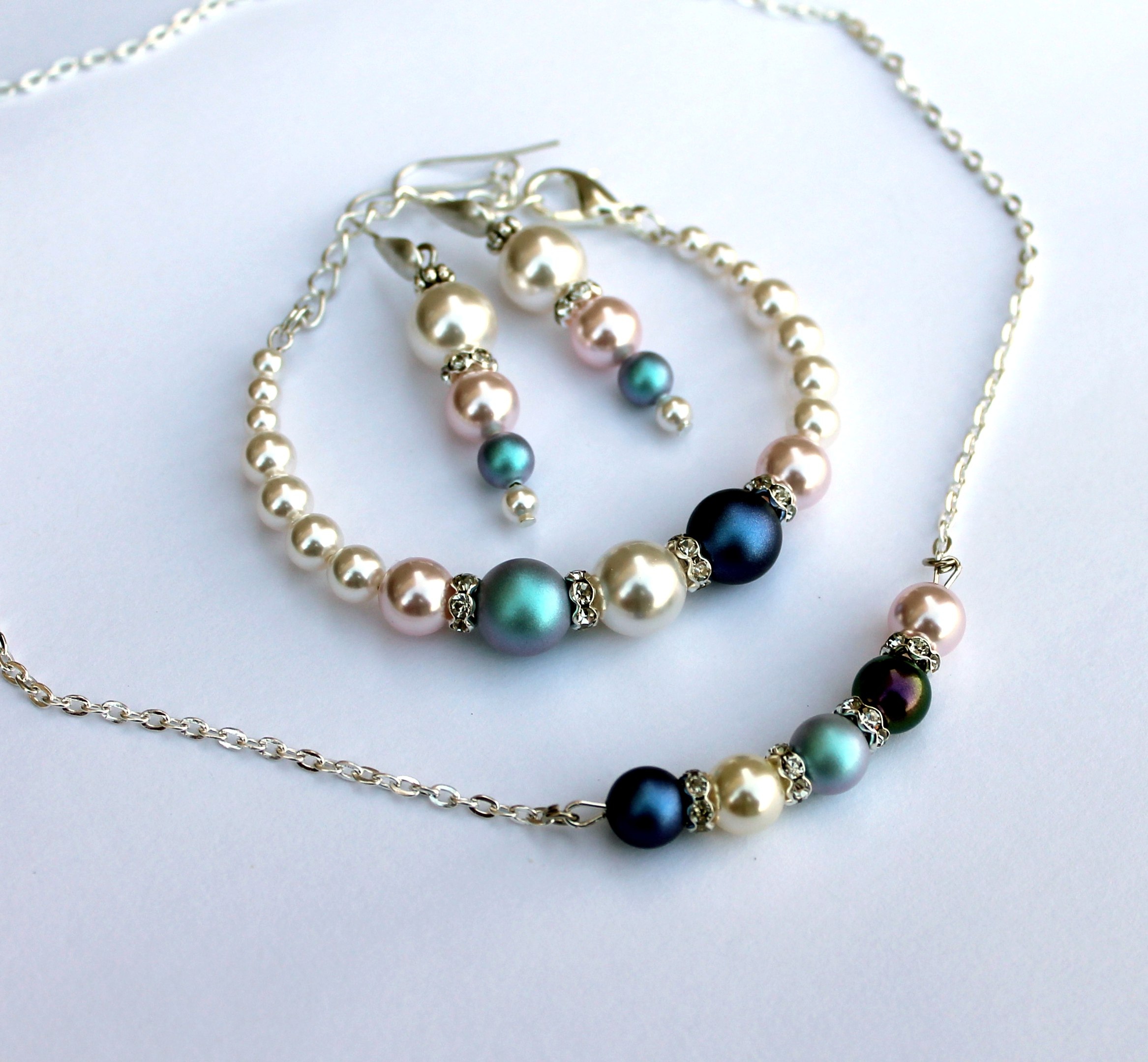 Дополнительное фото товара Комплект с Жемчугом Swаrоvski "Волшебное утро"