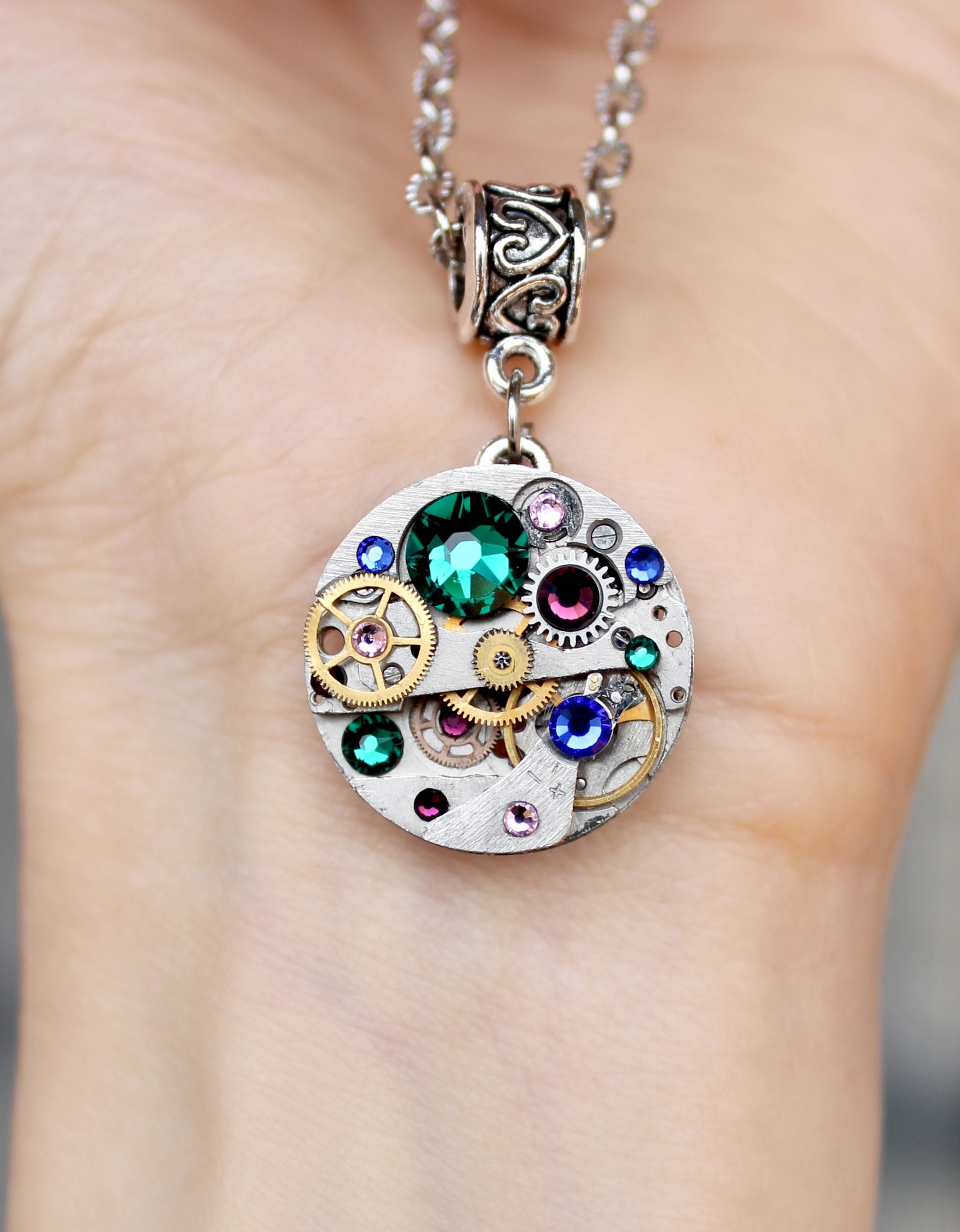 Изображение 2 товара Роскошный Стимпанк Комплект с россыпью кристаллов Swаrоvski Мечты Сбываются