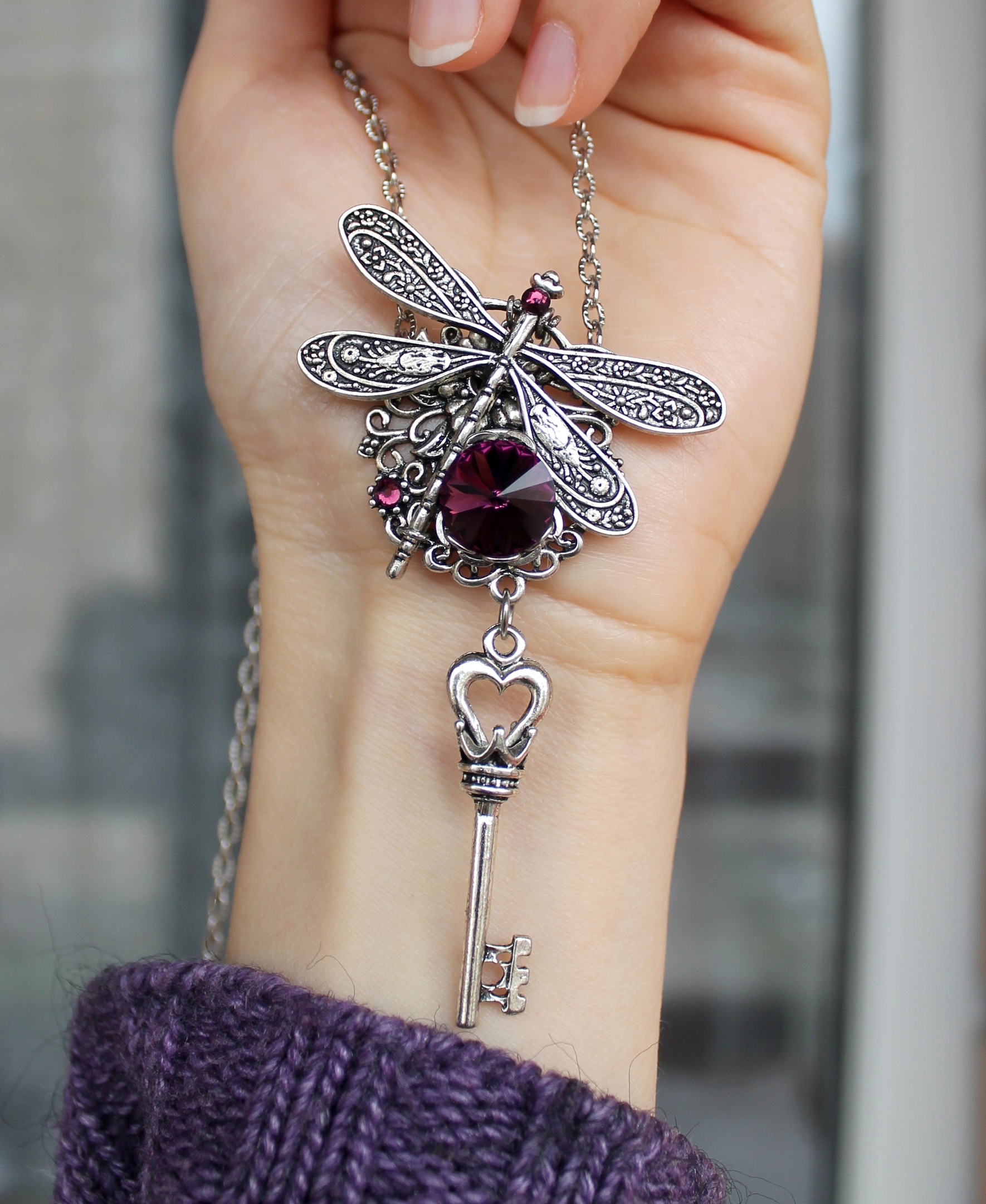 Дополнительное фото товара Кулон - Ключ со Сваровски"Тайный Ключ"