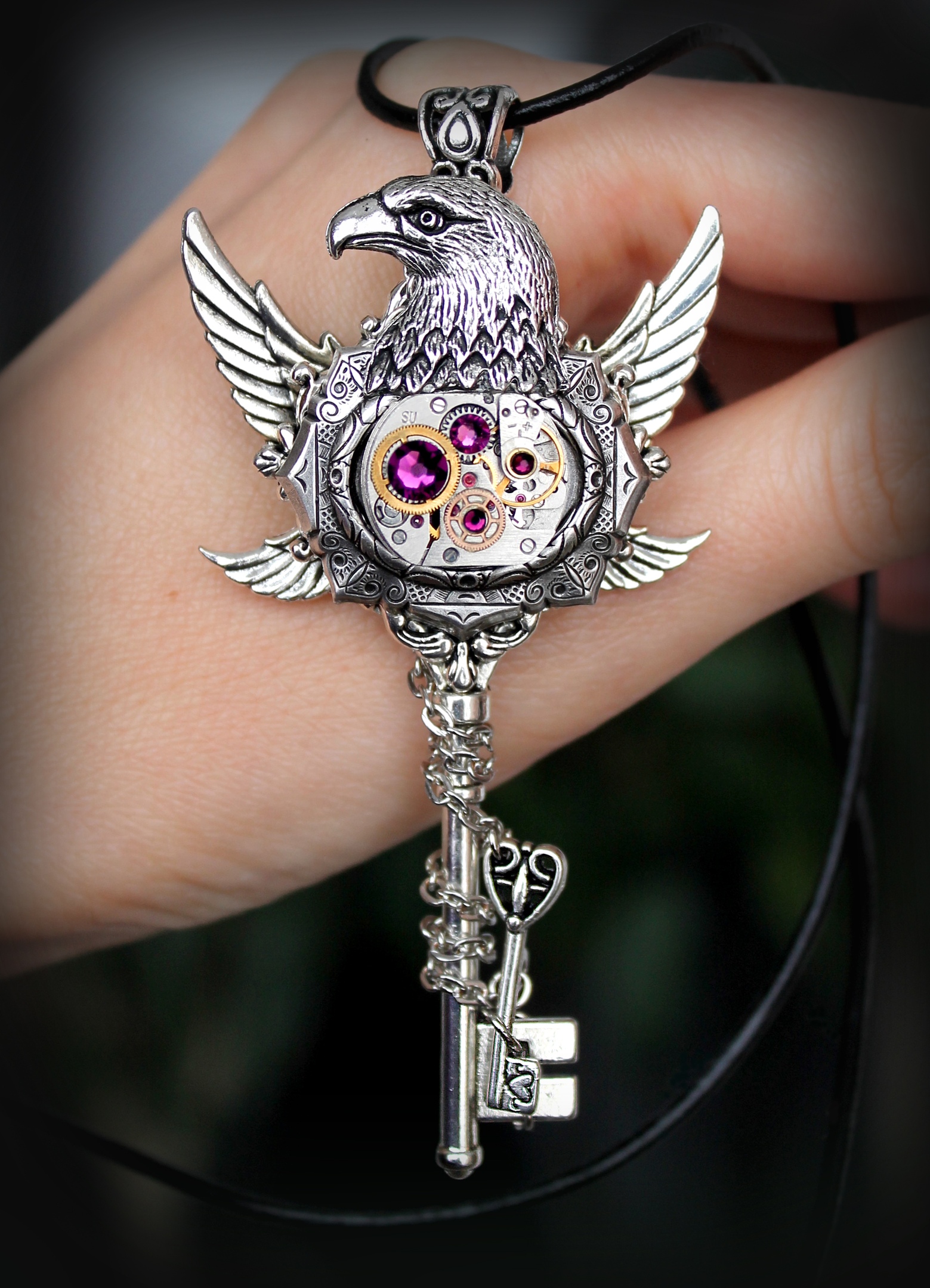 Дополнительное фото товара Винтажный Стимпанк Ключик "Сила Орла"