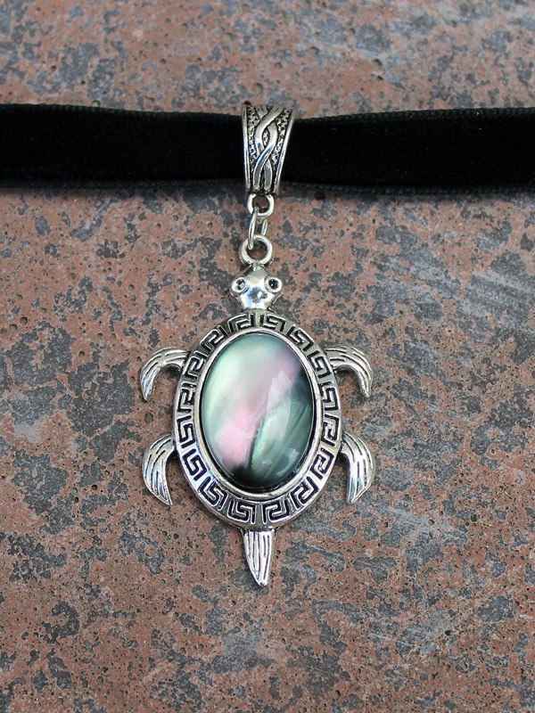 Дополнительное фото товара Винтажный Чокер "Черепашка на Благополучие"