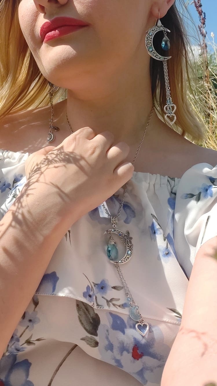 Изображение 2 товара Красивый Кулон "Лунная Фея" со Сваровски