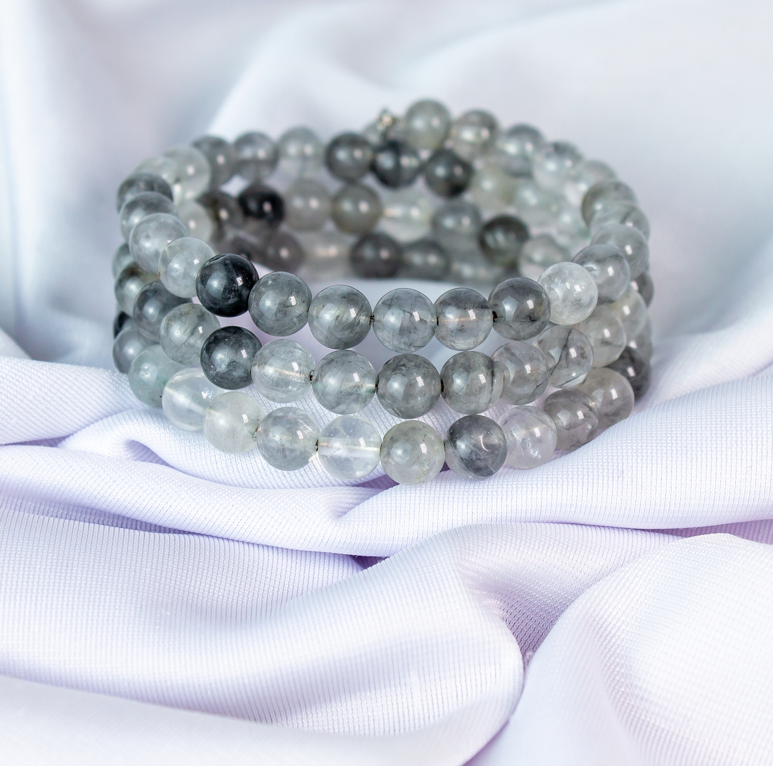 Дополнительное фото товара Браслет с натуральным Серебристым Кварцем "Вдохновение"