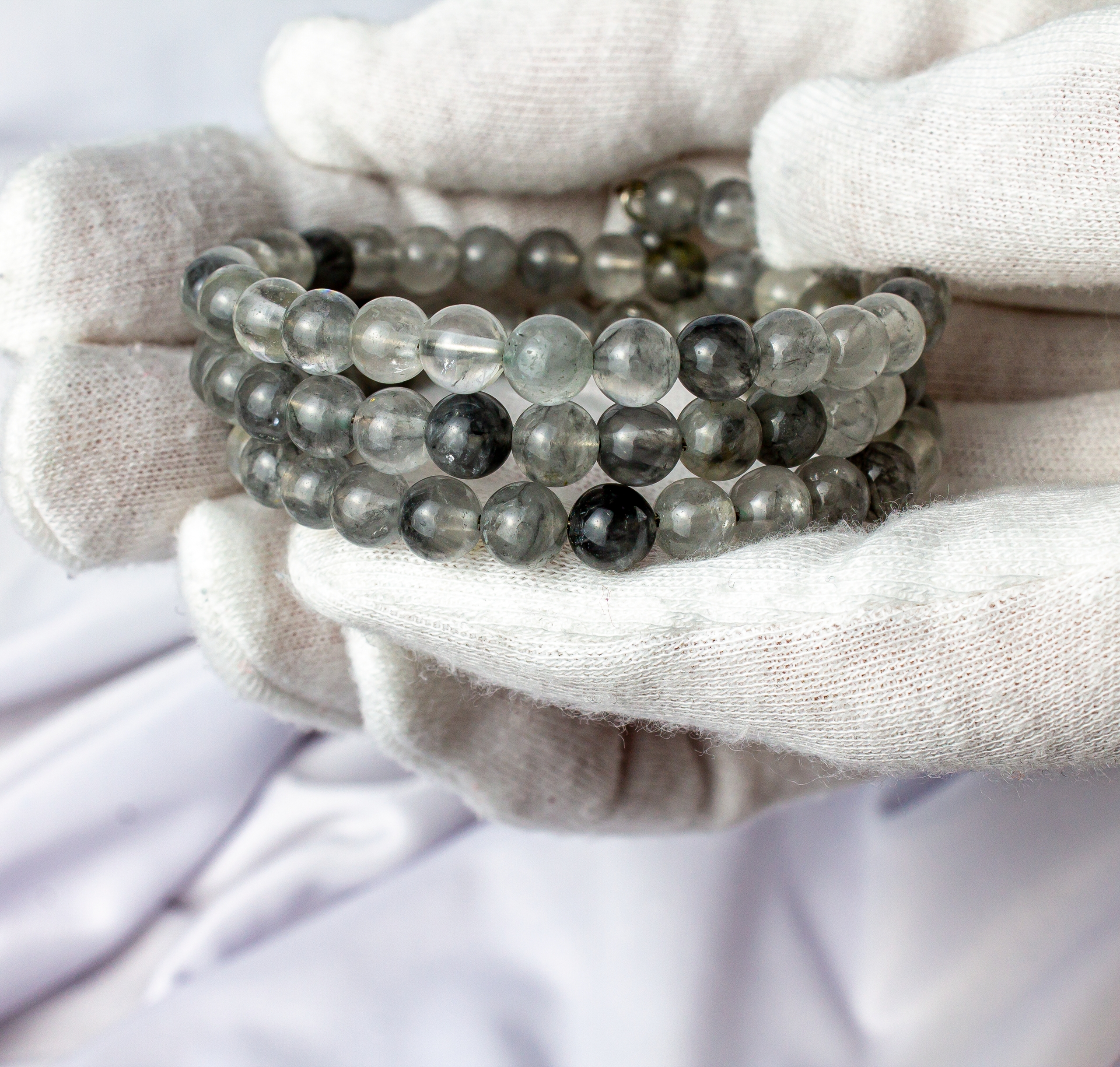 Изображение 3 товара Браслет с натуральным Серебристым Кварцем "Вдохновение"