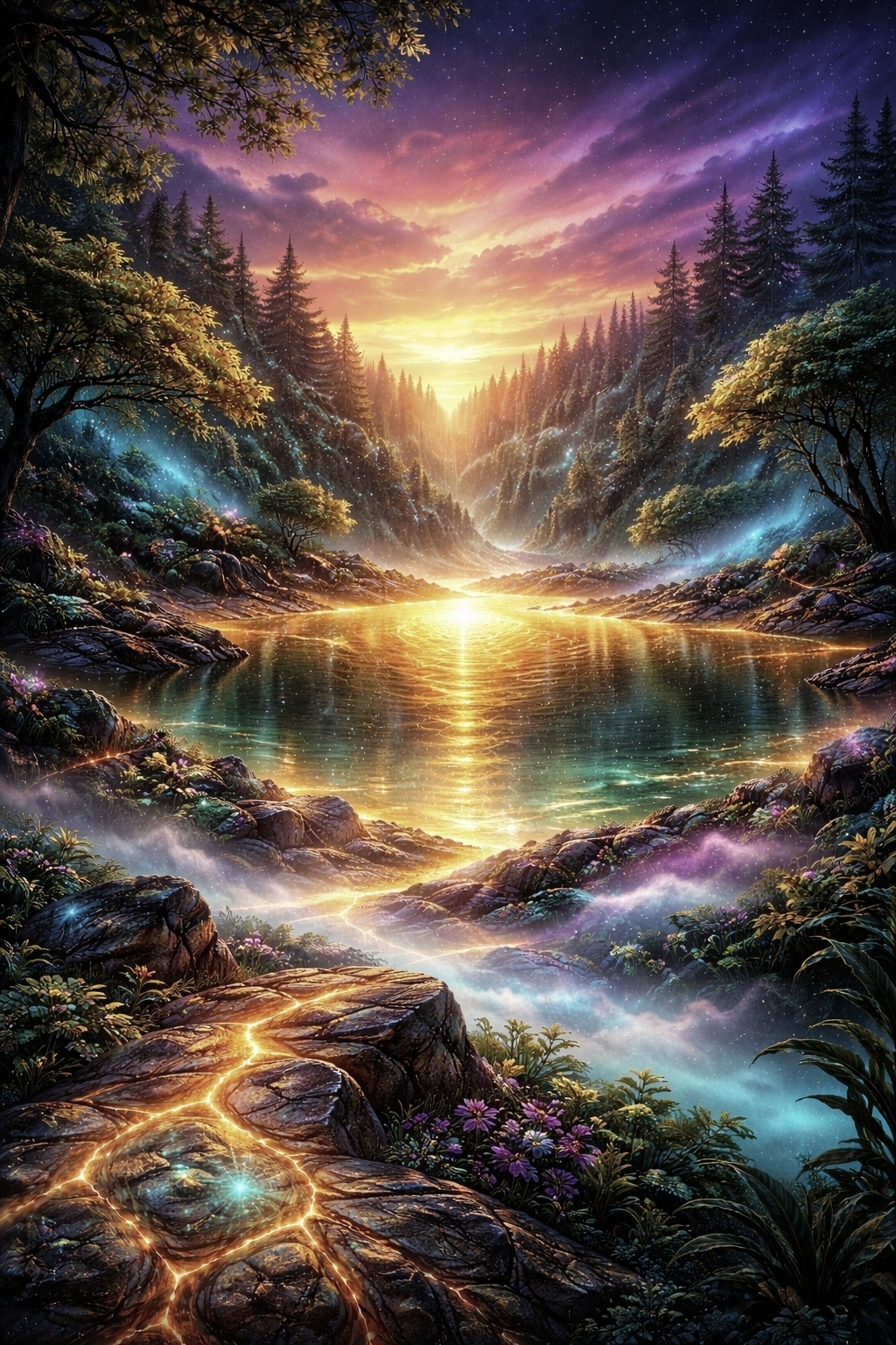 Изображение 4 товара Кулон с Натуральным Редким Лабрадором "Медовый Закат у Озера"