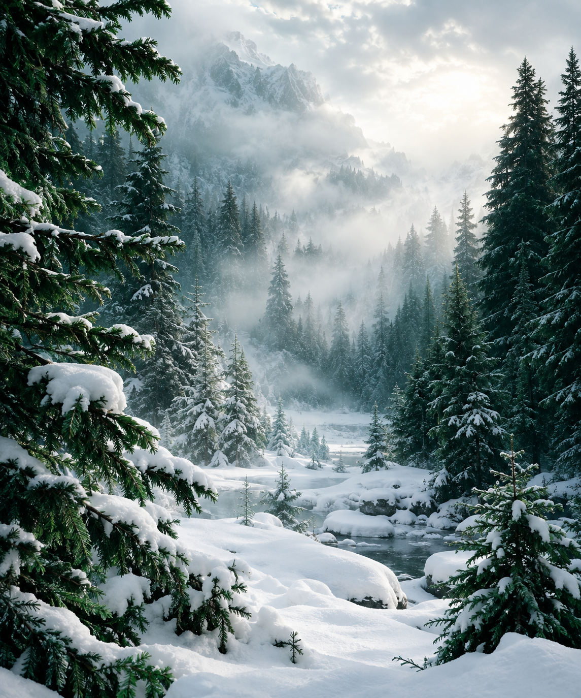 🌙Волшебный Зимний Лес🌲- Кольцо с Моховым Агатом в Солнечном Кварце. Ру - фото товара