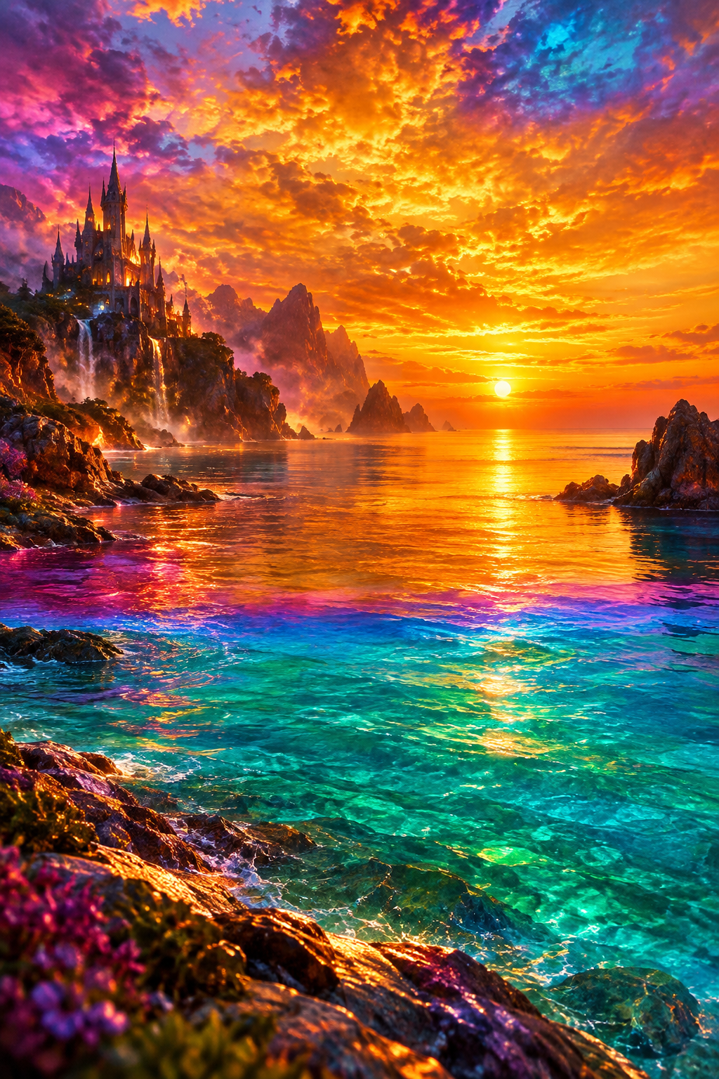 🌅 Медовый Закат 🌊— Кольцо с Премиальным Редким Лабрадором (Оправа Регу - фото товара