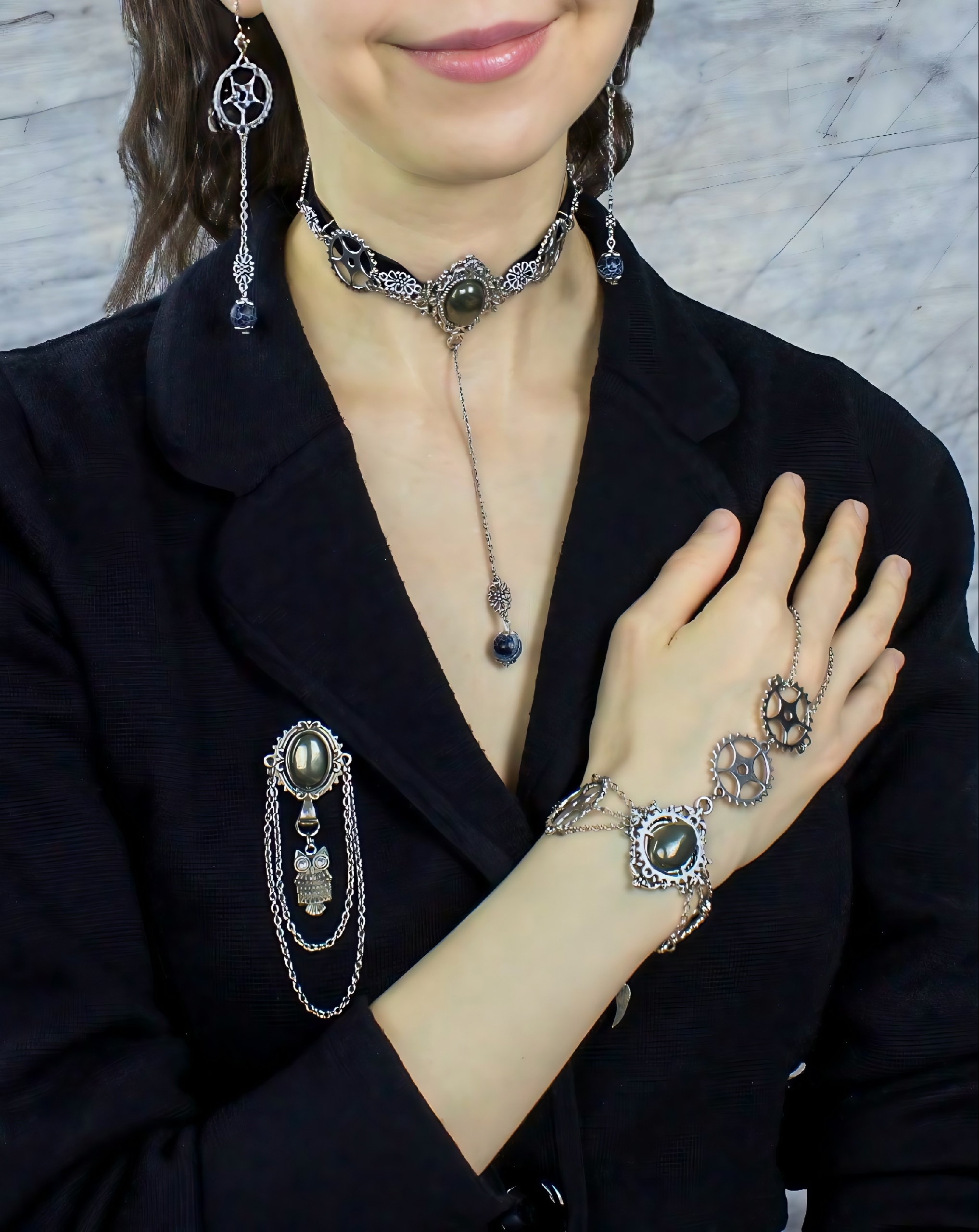 Винтажный комплект Шестеренки Удачи