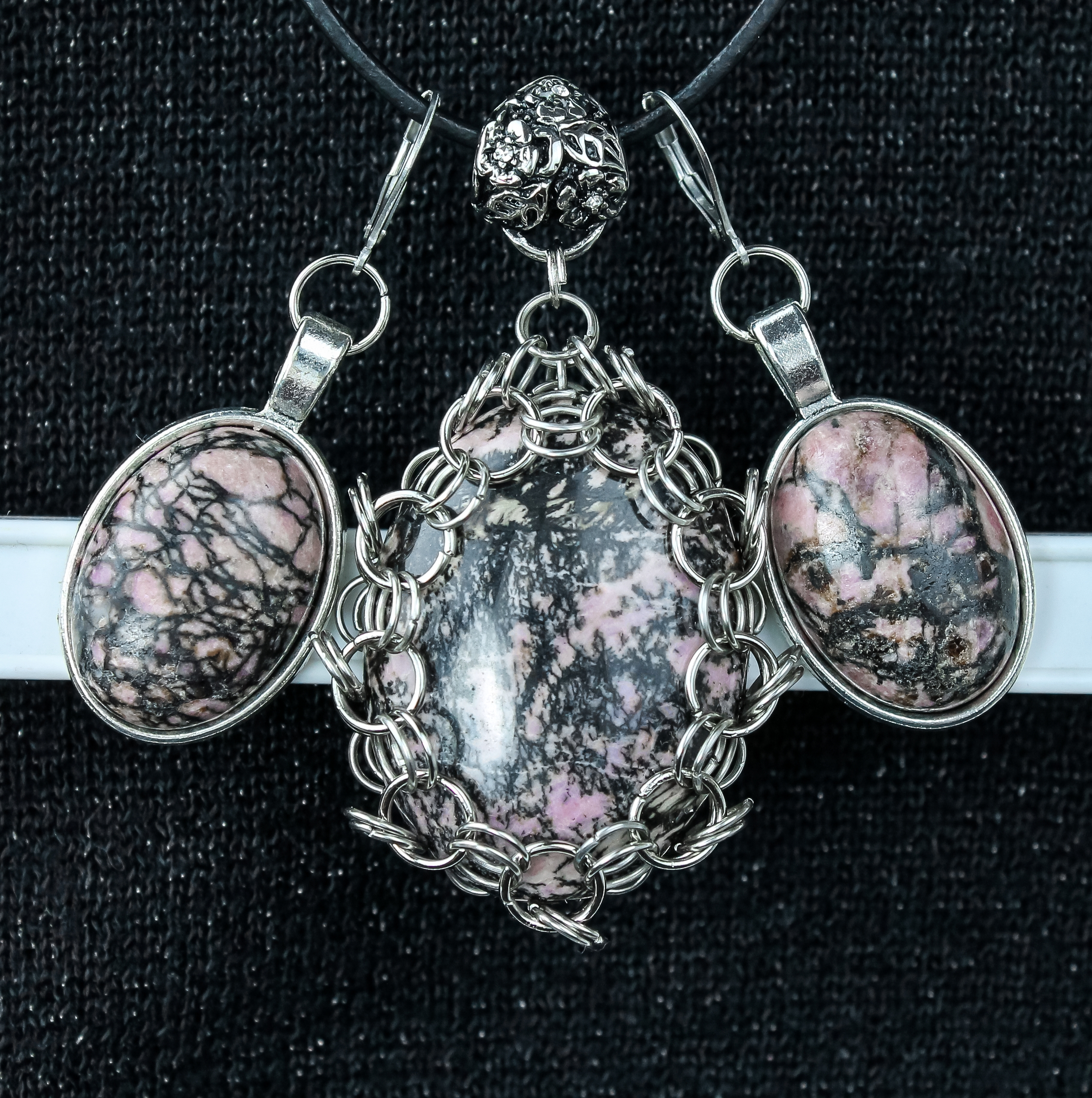 Комплект Гармония и Сила родонит