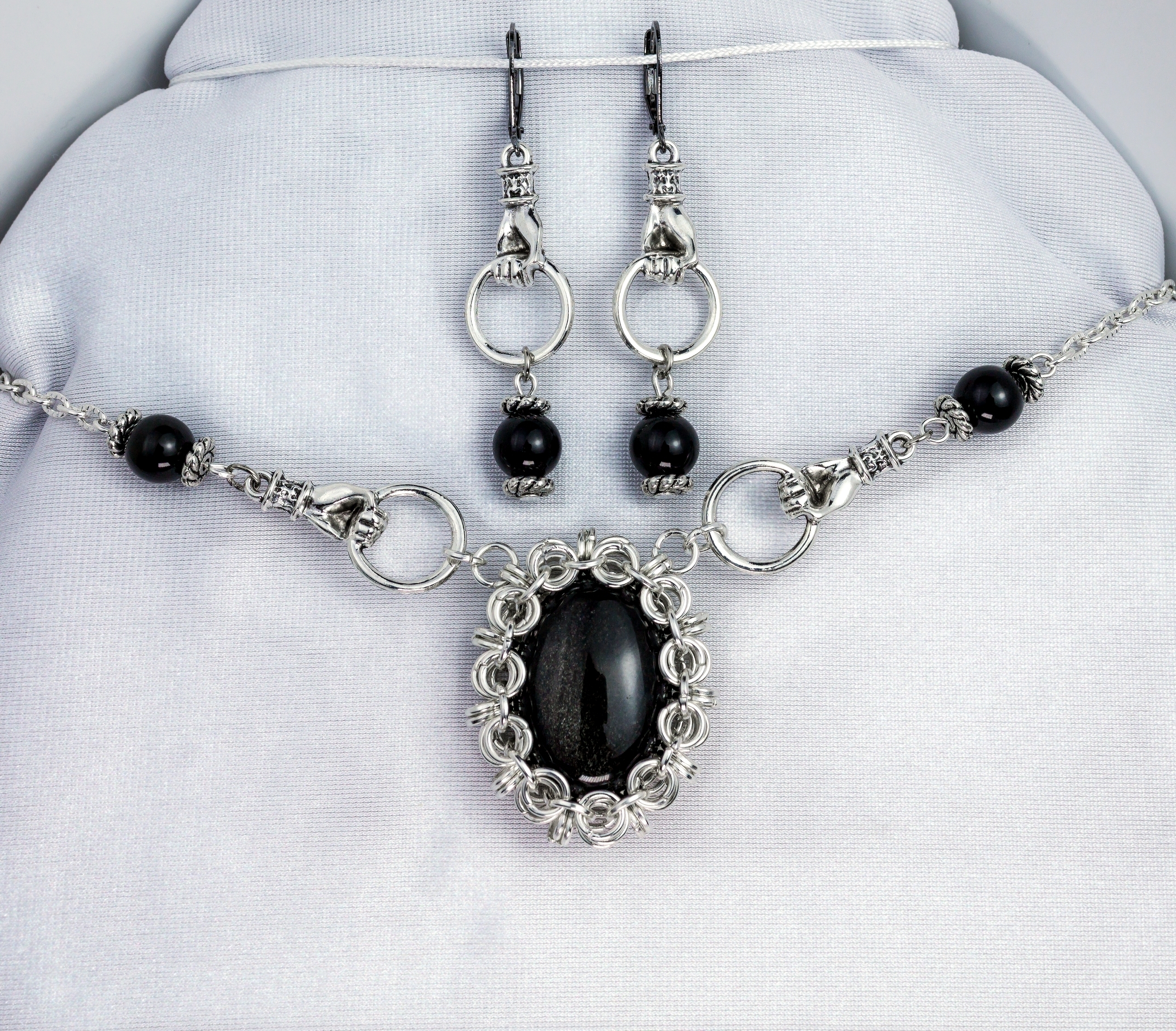 Комплект Королева Пик обсидиан