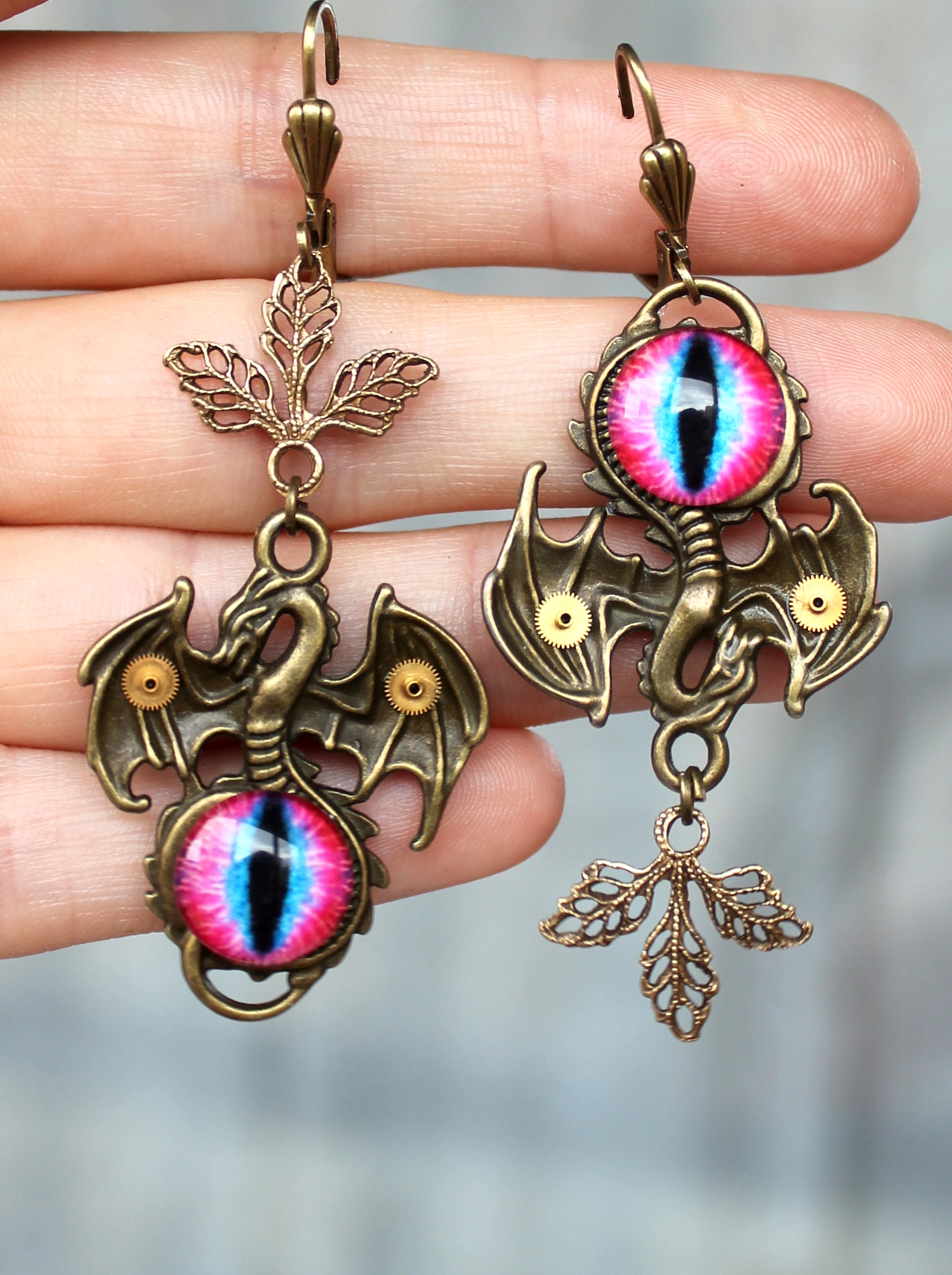 Серьги "Драконы"