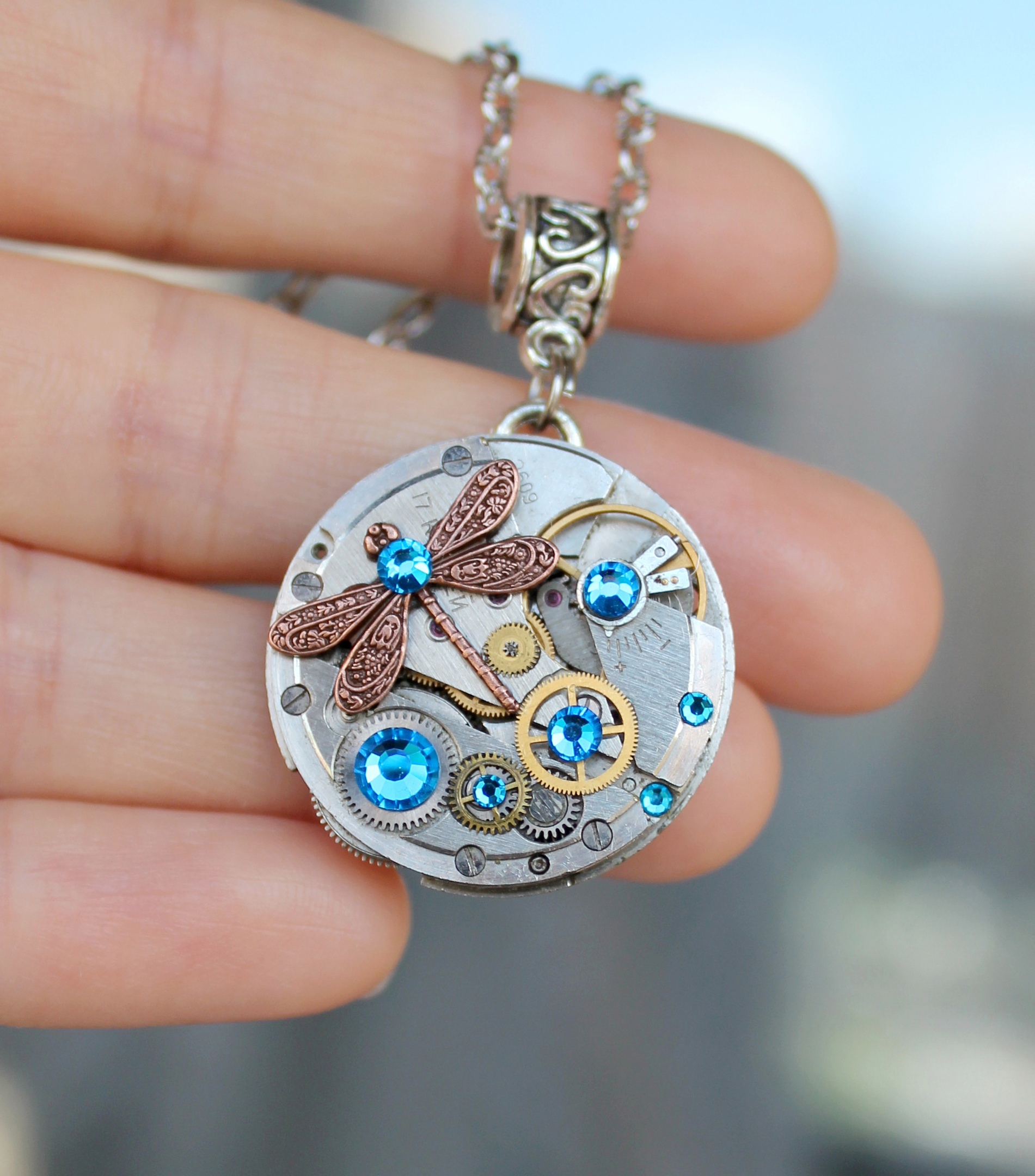 Стимпанк кулон "Облако"