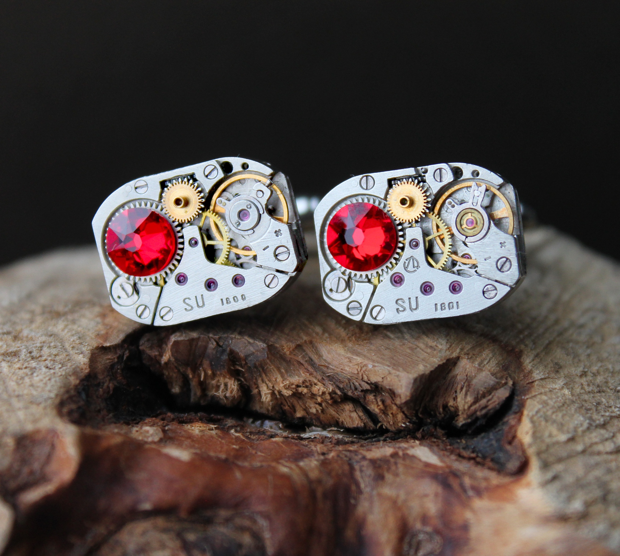 Стимпанк запонки Ferrari