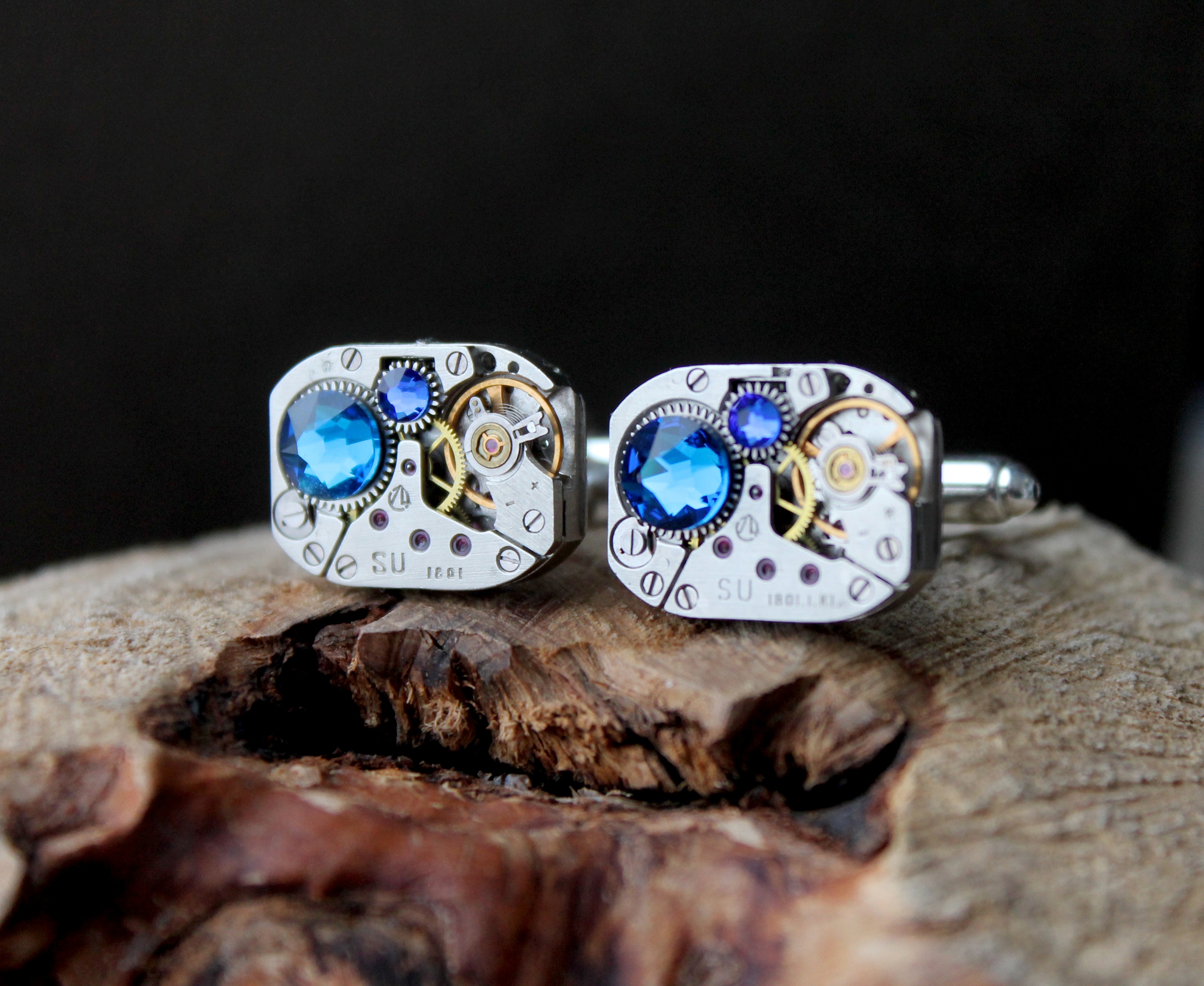 Стимпанк запонки Властелин