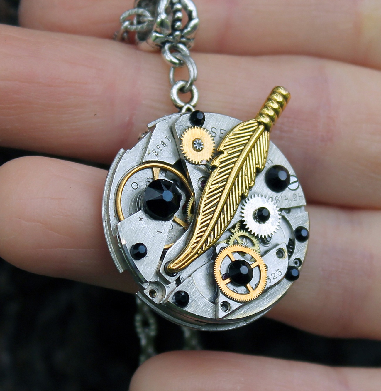 Стимпанк кулон Старинная Книга