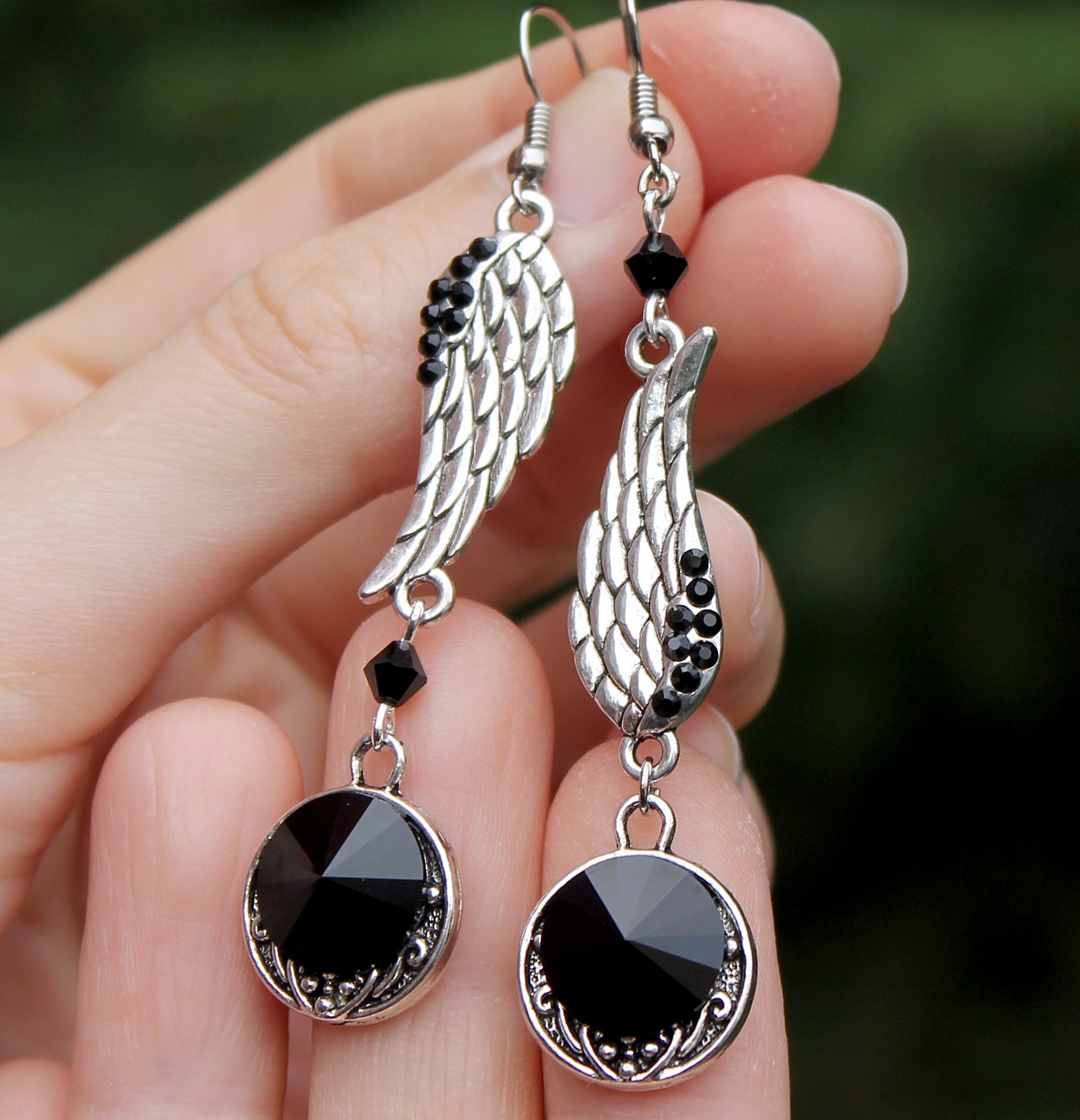 Шикарные серьги Королева сваровски