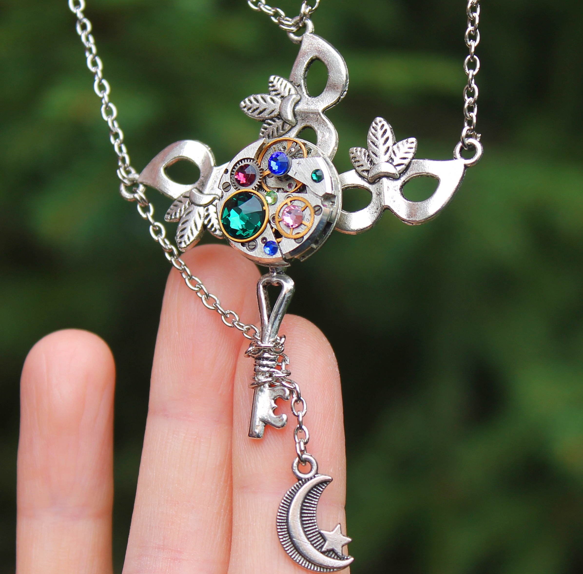 Стимпанк ключик с кристаллами Swarovski «Мечты Сбываются»