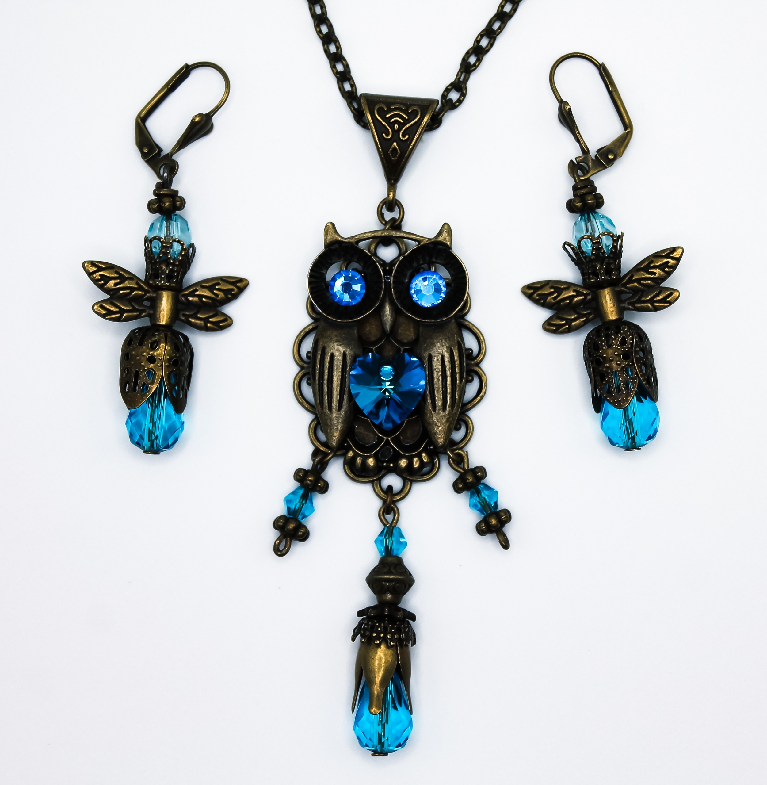 Комплект украшений с кристаллами Сваровски «Академия Магии»