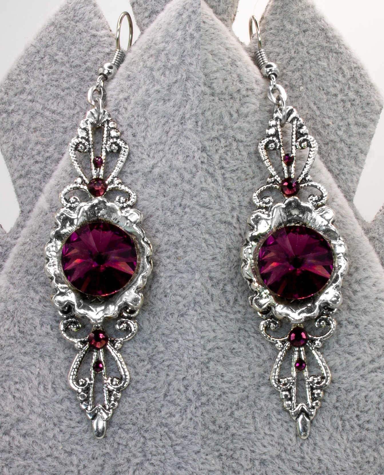 Винтажные серьги сваровски