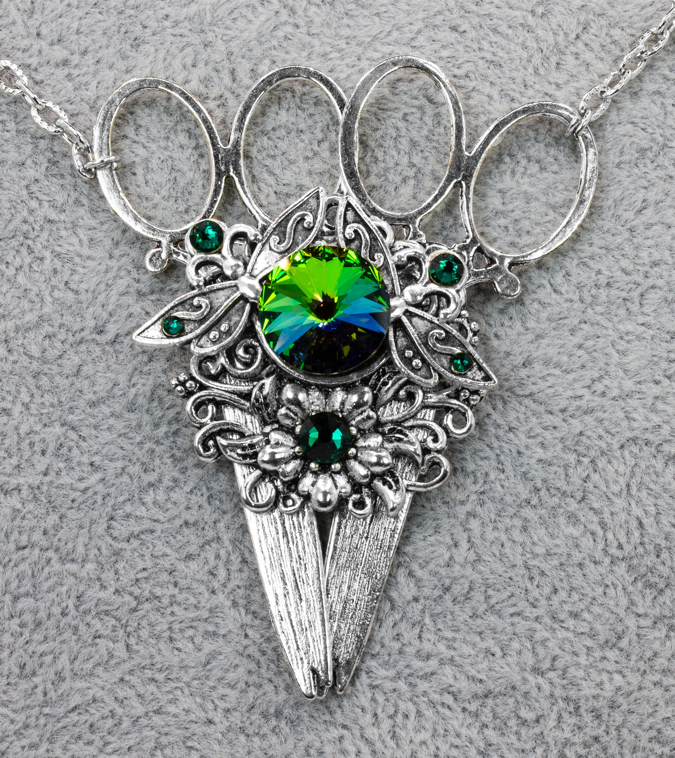 Винтажная подвеска Ножницы Времени