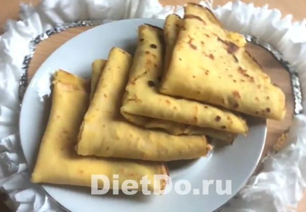 пп блины из кукурузной муки на молоке